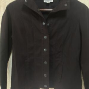 Coldwater Creek Brown Women's Jean Style Jacket Size 14